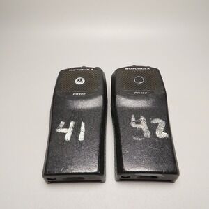 {Lot Of 2} Motorola PR400 UHF Radio 16 Channels 438-470 Mhz CP200 AAH65RDC9AA2AN
